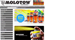 Desktop Screenshot of molotow-na.com