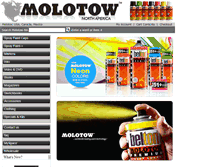 Tablet Screenshot of molotow-na.com